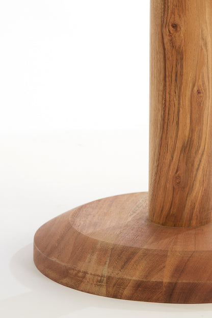 Nancy's Seixo Side table - Round - Mangwood - Natural - ± 35 x 45 cm