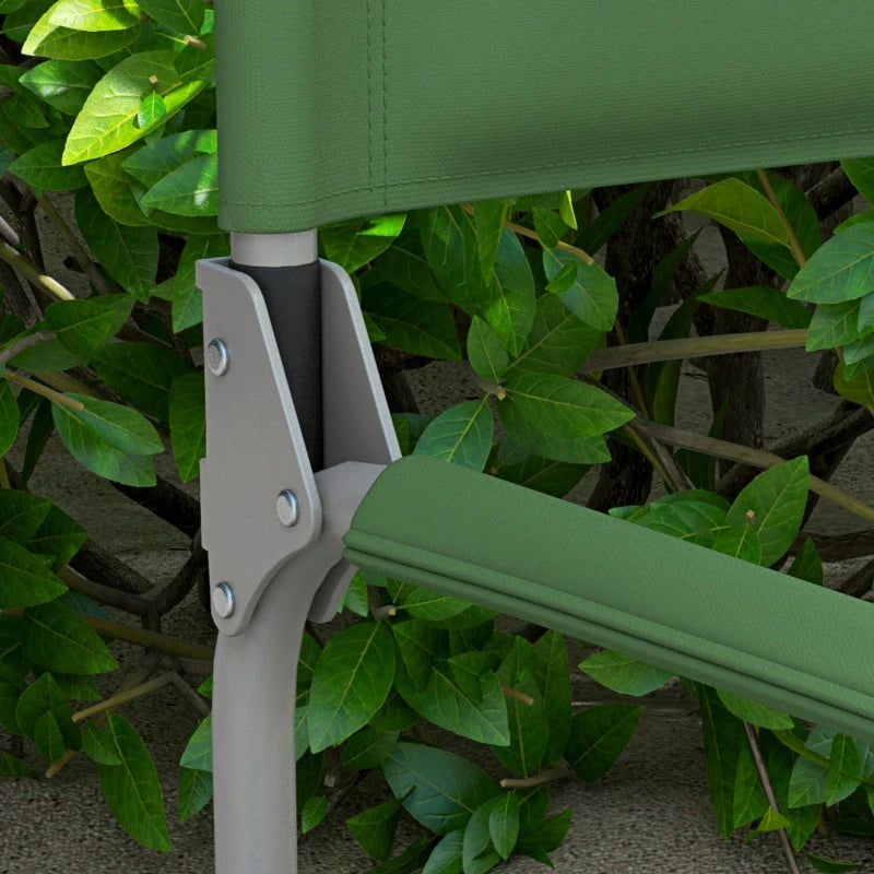 Chaise de camping Nancy's Esporoes - Chaise de plage - Pliable - Avec porte-gobelet - Vert