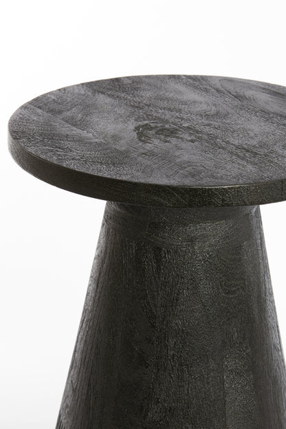 Table d'appoint Nancy's Laundera - Bois - Noir Mat - ± 40 x 50 cm