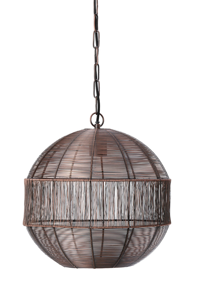 Nancy's Rebordaos Hanging Lamp - Lighting - Copper - Steel - ± 45 x 50 cm