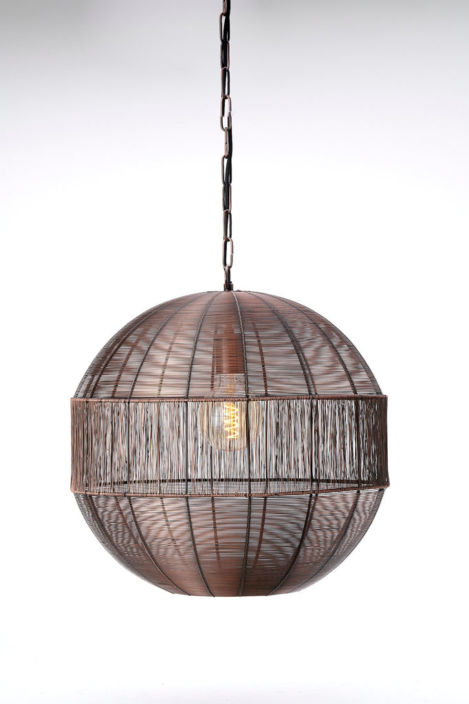 Nancy's Rebordaos Hanging Lamp - Lighting - Copper - Steel - ± 45 x 50 cm