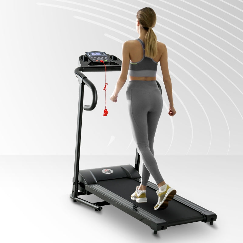 Nancy's Fremont Loopband inklapbaar elektrisch 500 W 0,8-10 km/u LCD-display telefoonhouder geschikt voor home gym