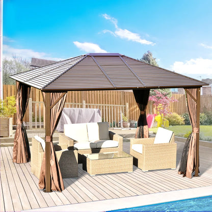 Nancy's Lago Paviljoen - Party Tent - Tuin Paviljoen - Prieel - ± 300 x 365 x 260 cm