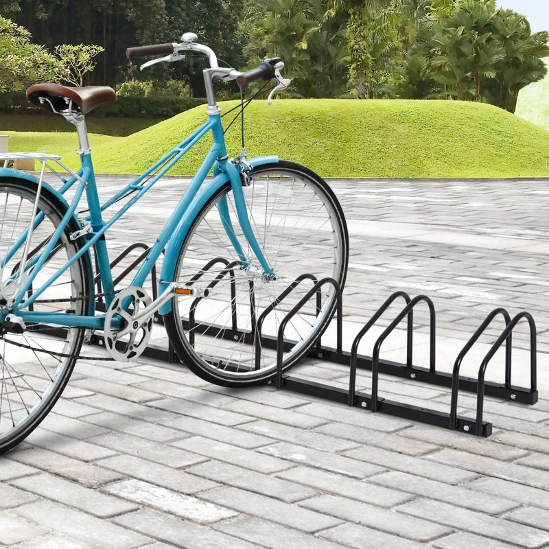 Porte-vélos Arbus de Nancy - Support à vélos pour 6 vélos - Noir - Acier - ± 180 x 30 x 30 cm