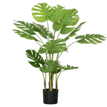 Nancy's Lamares Kunstplant - Kunstboom - Monstera Deliciosa - 120 cm hoog