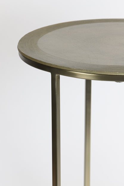 Nancy's Raposa Coffee Table Set - Side Tables - Set of 2 - Steel - Gold