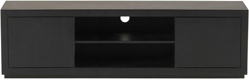 Nancy's Moura TV Meubel - TV Kast - TV dressoir - Zwart - Mangohout - ± 180 x 40 x 55 cm