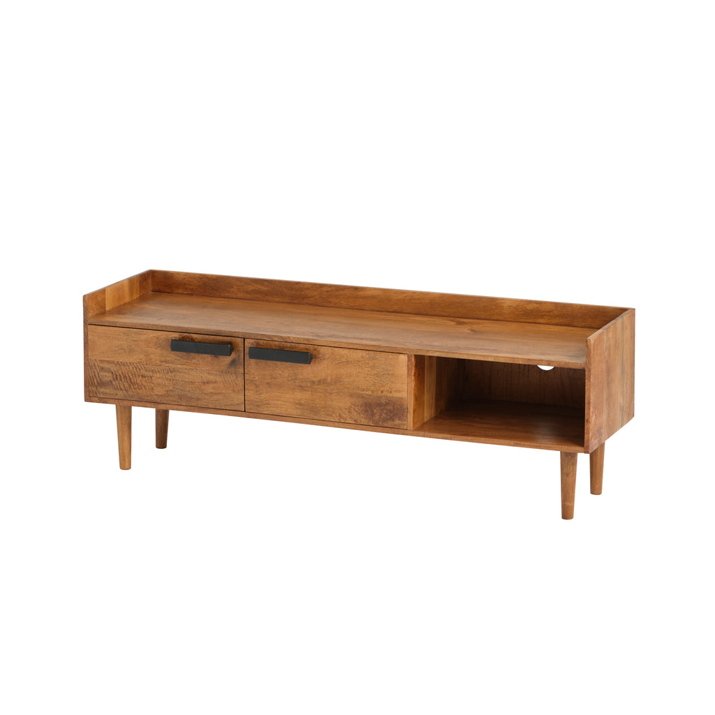 Nancy's Sago TV Kast - TV Meubel - TV Dressoir - Ginger - Mangohout - ± 150 x 40 x 50 cm