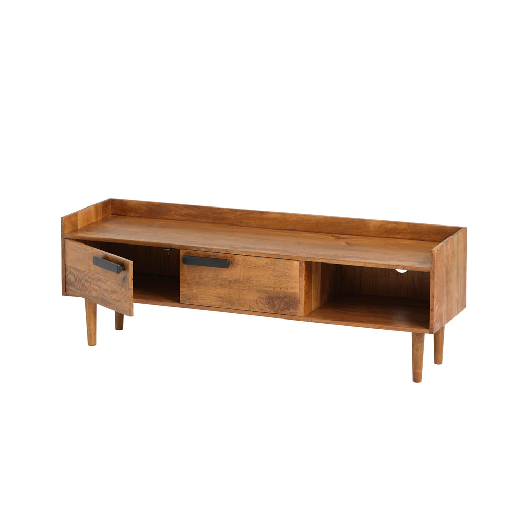 Nancy's Sago TV Kast - TV Meubel - TV Dressoir - Ginger - Mangohout - ± 150 x 40 x 50 cm