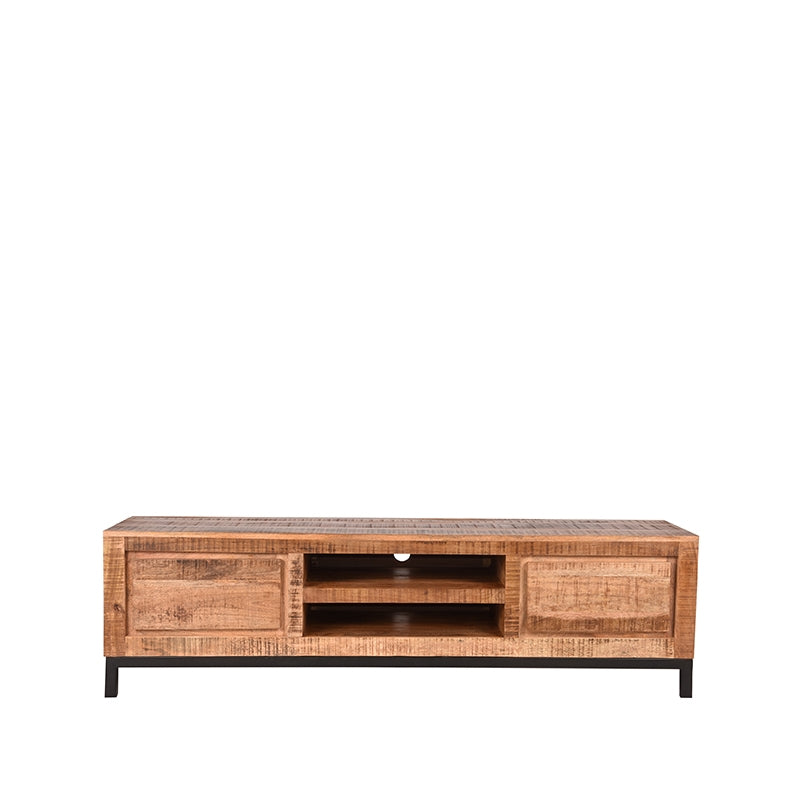 LABEL51 Tv-meubel Ghent - Rough - Mangohout - 160 x 45 x 45 cm