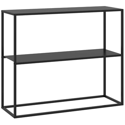 Nancy's Britelo Sidetable - Table console - Table d'appoint - Noir - Acier - 90 x 30 x 75 cm