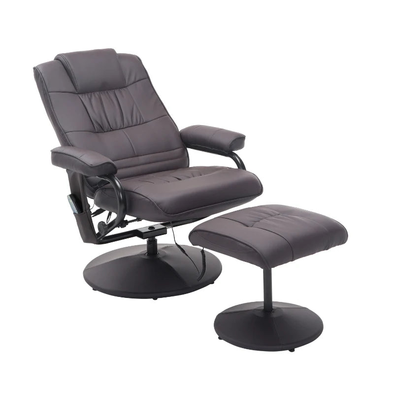 Nancy's Bobadela Massagestoel - Massage Fauteuil - Relaxstoel - Bruin - Kunstleer