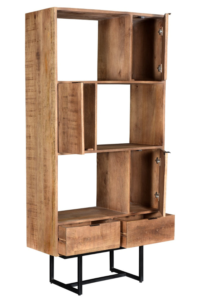 Nancy's Soutelp Cabinet - Wall cabinet - Standing cabinet - Mango wood - 100 x 40 x 200 cm