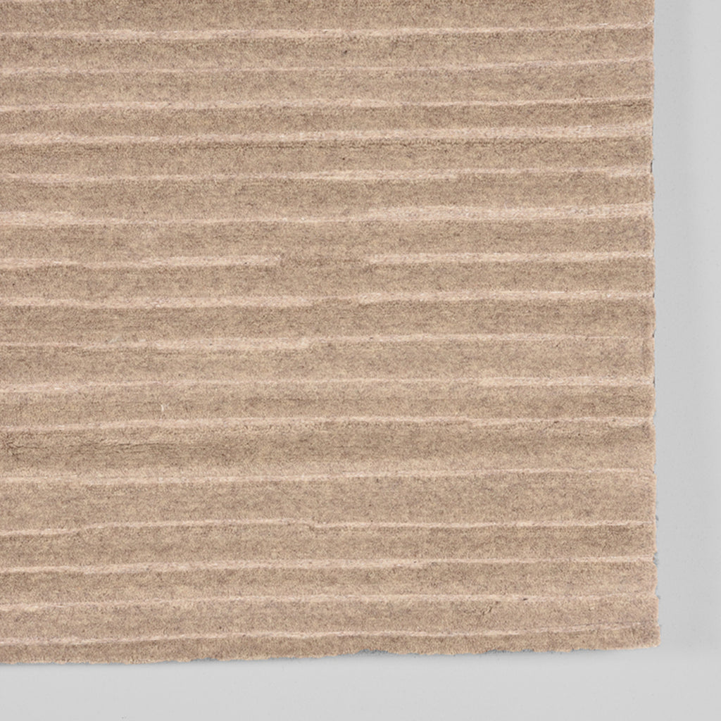 LABEL51 Vloerkleed Luxy - Taupe - Wol - 160 x 230 cm