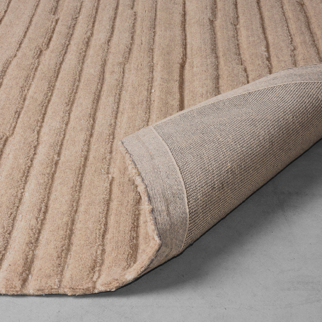 LABEL51 Vloerkleed Luxy - Taupe - Wol - 160 x 230 cm