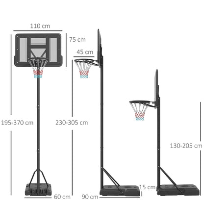 Nancy's Runa Basketbalring - Basketbalstandaard - Basketbalpaal - In Hoogte Verstelbaar