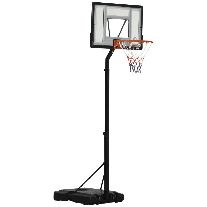 Nancy's Belleville Basketball Stand - Basketball Hoop - Basketball Basket - Adjustable Height - Mobile - Black