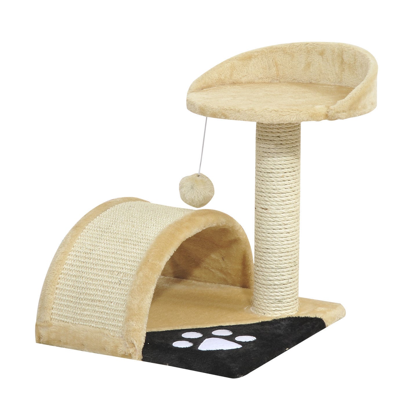 Nancy's Bruce Vale Cat Tree Sisal Pilaren - Beige - Spaanplaat, Pluche, Sisal - 14,17 cm x 14,17 cm x 17,32 cm