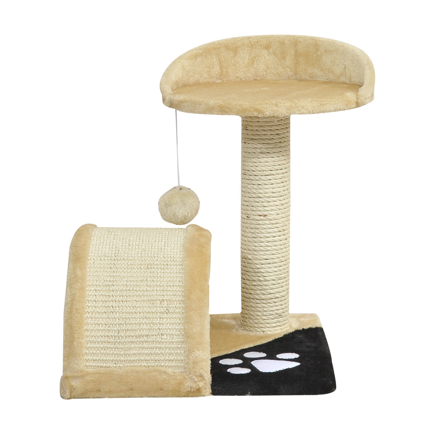 Nancy's Bruce Vale Cat Tree Sisal Pilaren - Beige - Spaanplaat, Pluche, Sisal - 14,17 cm x 14,17 cm x 17,32 cm