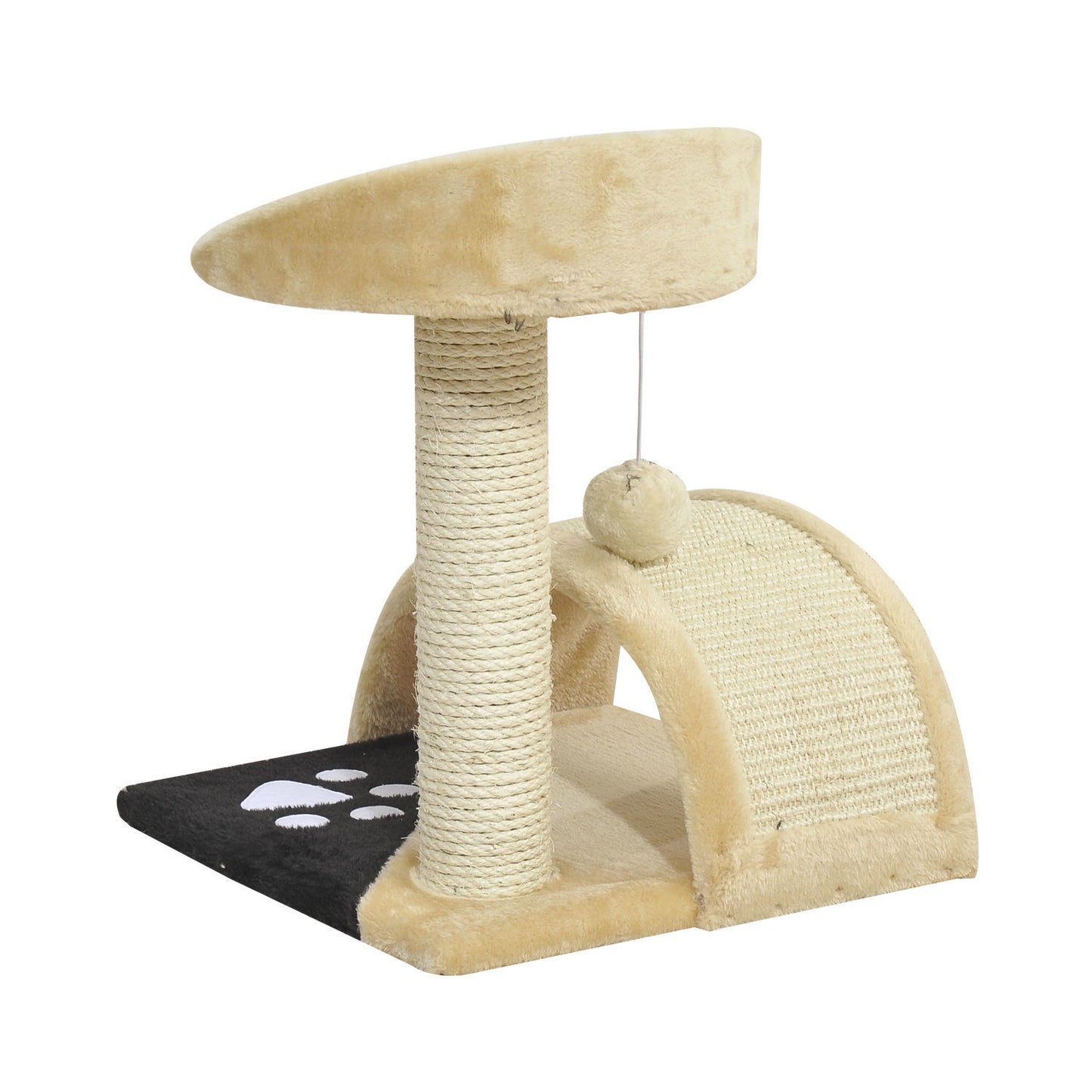 Nancy's Bruce Vale Cat Tree Sisal Pilaren - Beige - Spaanplaat, Pluche, Sisal - 14,17 cm x 14,17 cm x 17,32 cm