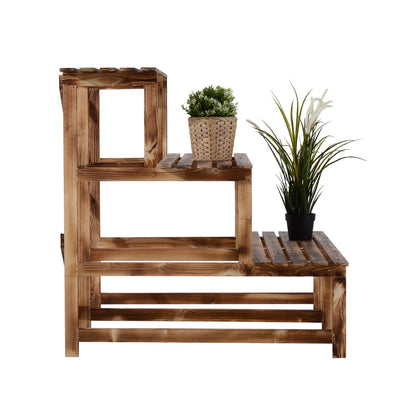 Nancy's Campa Pita Plant Stairs - Bruin - Firwood - 39,37 cm x 31,49 cm x 31,49 cm