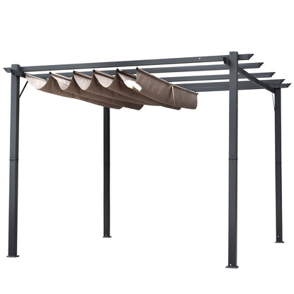 Nancy's Crawl Cay Pergola - Paviljoen - Grijs / Bruin - 300 x 300 cm