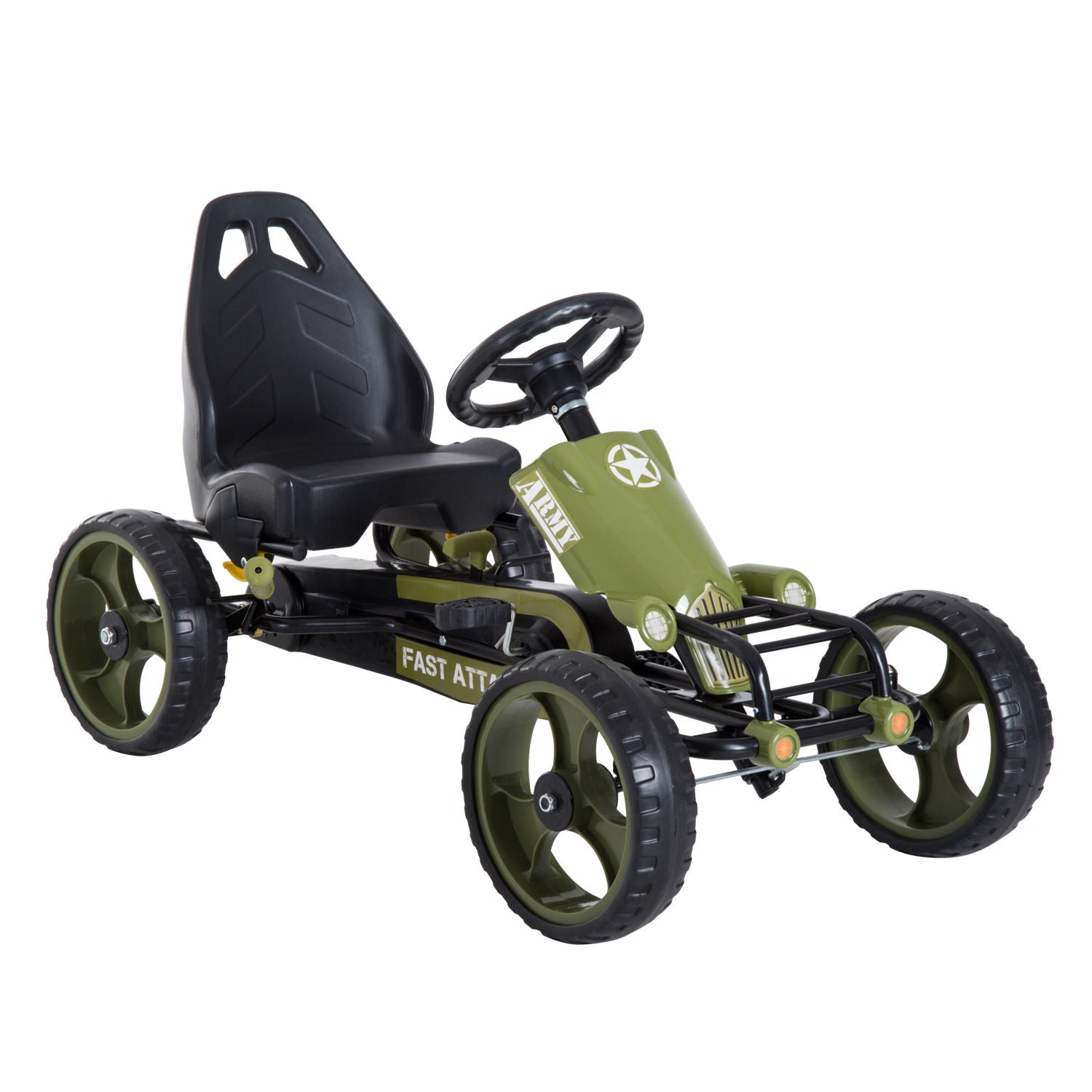 Nancy's Douglas Skelter - Trapauto - Kinderauto - Go Kart - Groen