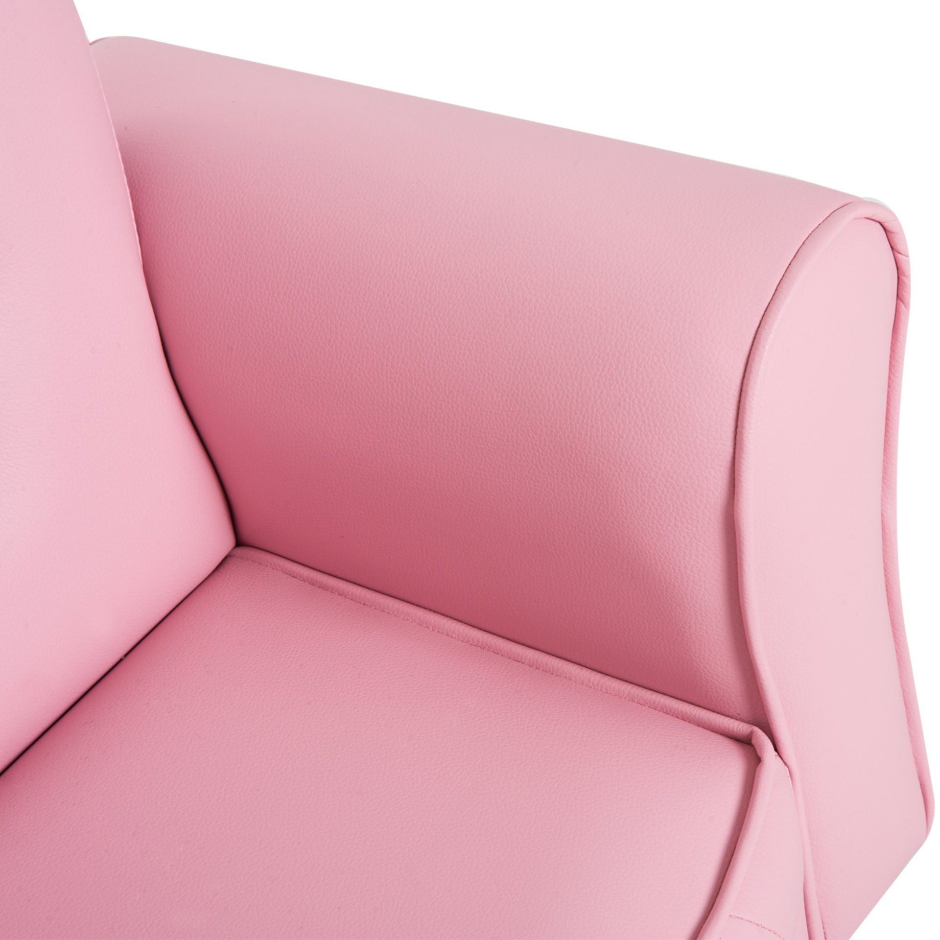 Nancy's Fresco Kinderbank - Kinderfauteuil - Kinderstoel - Hartvormig - Roze