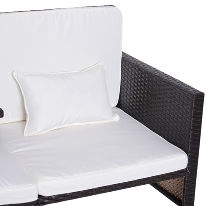 Nancy's Hutson Cay 3-delige Loungeset - Tuinset - Loungemeubel - Rotan