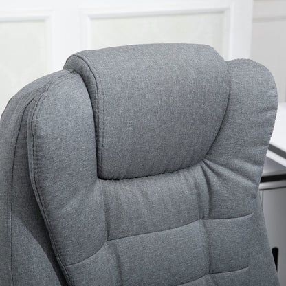 Nancy's Mayflower II Massage Desk Chair - Massage and heating function - Swivel - Gray