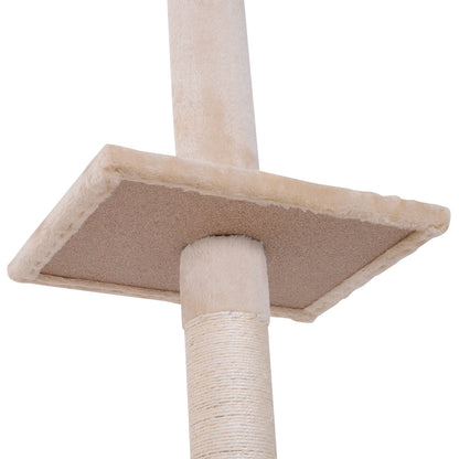 Nancy's San Luis Krabpaal - Klimboom - Kattenpaal - Beige - Pluche