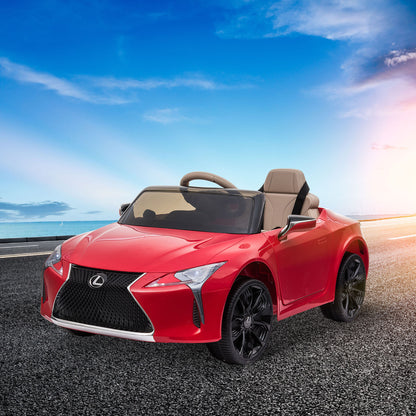 Nancy's Twin Cays Lexus Kinderauto - Elektrische Speelgoed Auto - MP3 - Muziek - Licht - Rood