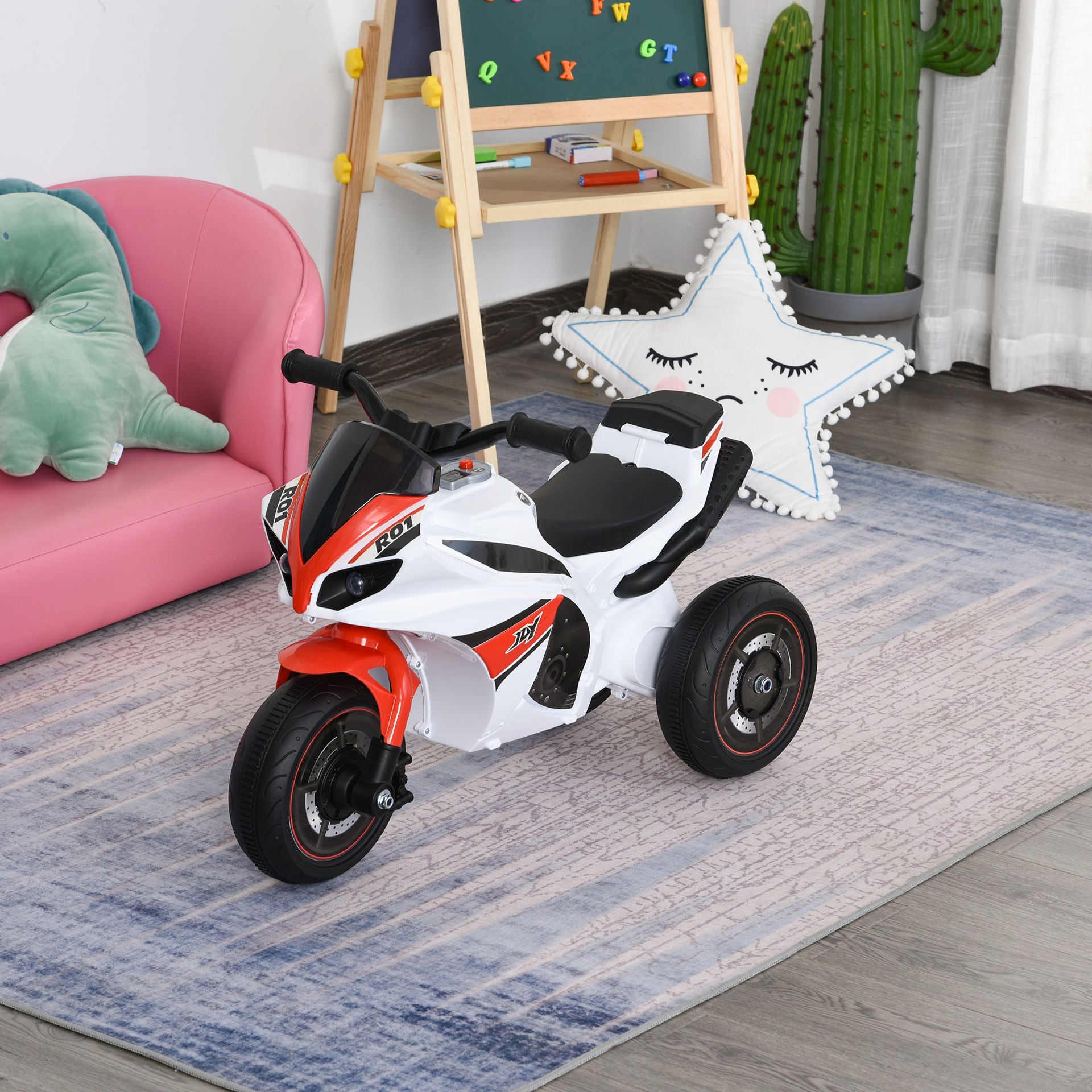 Nancy's Xcanluum Ride-On Children's - Blanc - Pp, Acier - 29,13 cm x 15,35 cm x 18,89 cm