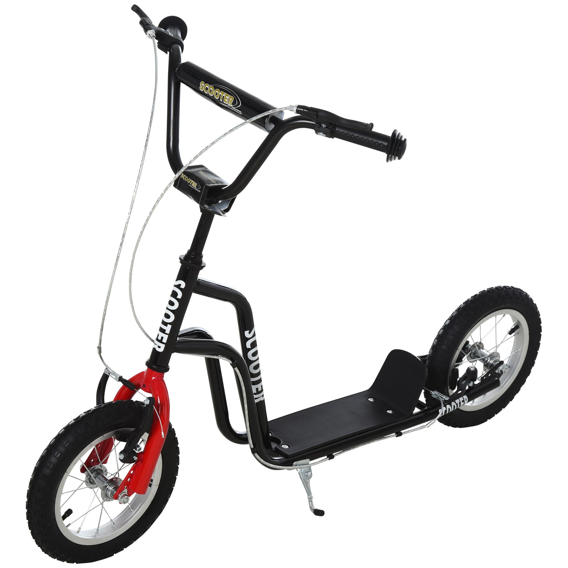 Nancy's Santa Cruz Scooter Voor Kinderen - Zwart - Staal, Aluminium, Rubber - 47,24 cm x 22,83 cm x 31,49 cm