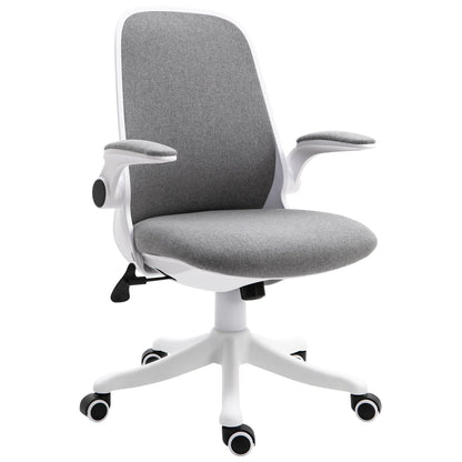 Nancy's Mount Hill Office chair - Gray, White - Foam, PVC, Nylon - 24.6 cm x 23.62 cm x 38.58 cm