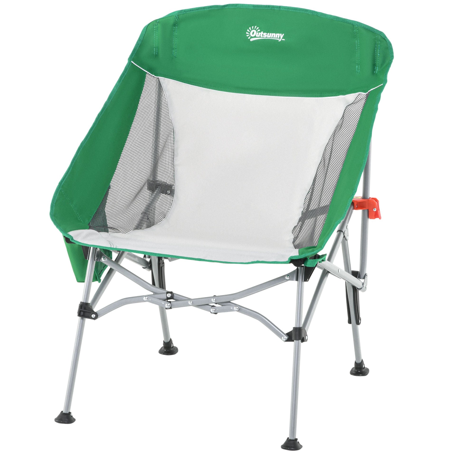 Nancy's Abney Lake Camping Chair - Groen, Zilver - Oxford, Metaal, Pe - 25,59 cm x 31,49 cm x 37,79 cm