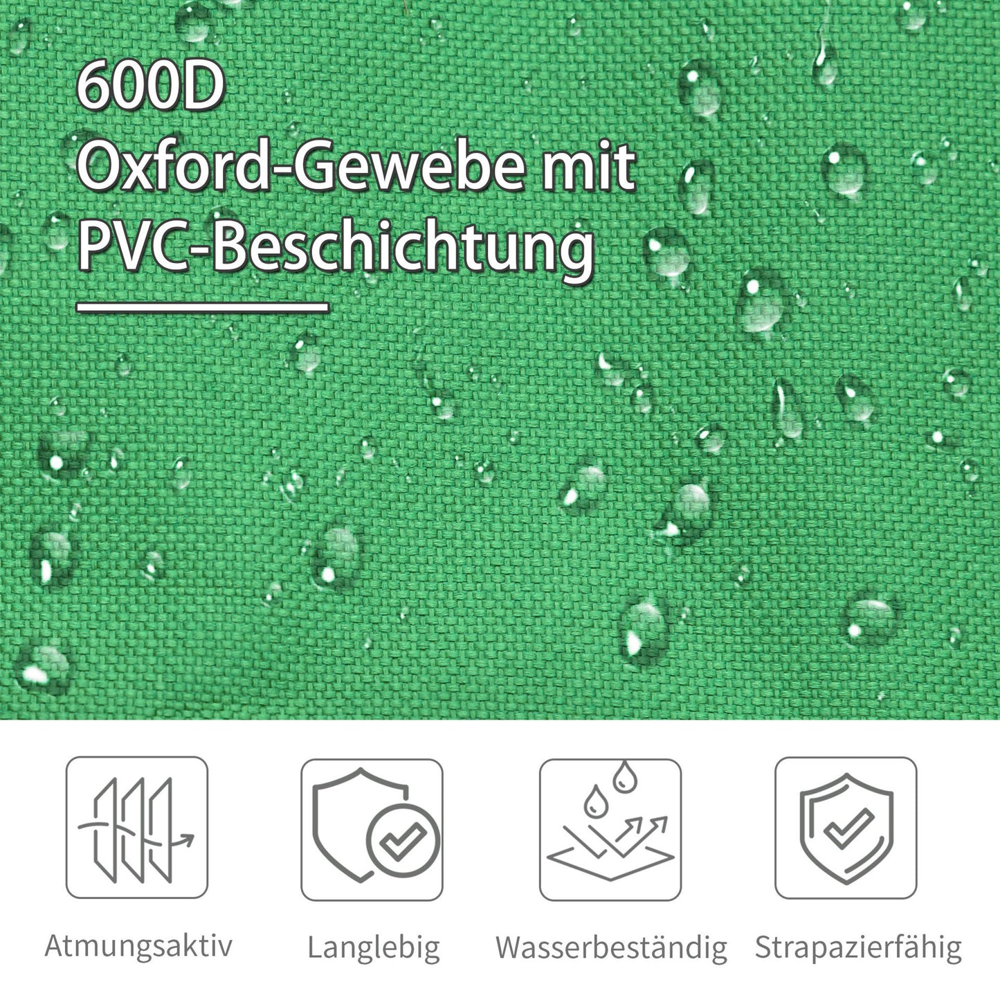 Nancy's Aceys Lake Campingbedje Opvouwbaar met Zijvak Drinkhouder Belastbaar tot 136 kg Staal Oxford Groen+Zwart