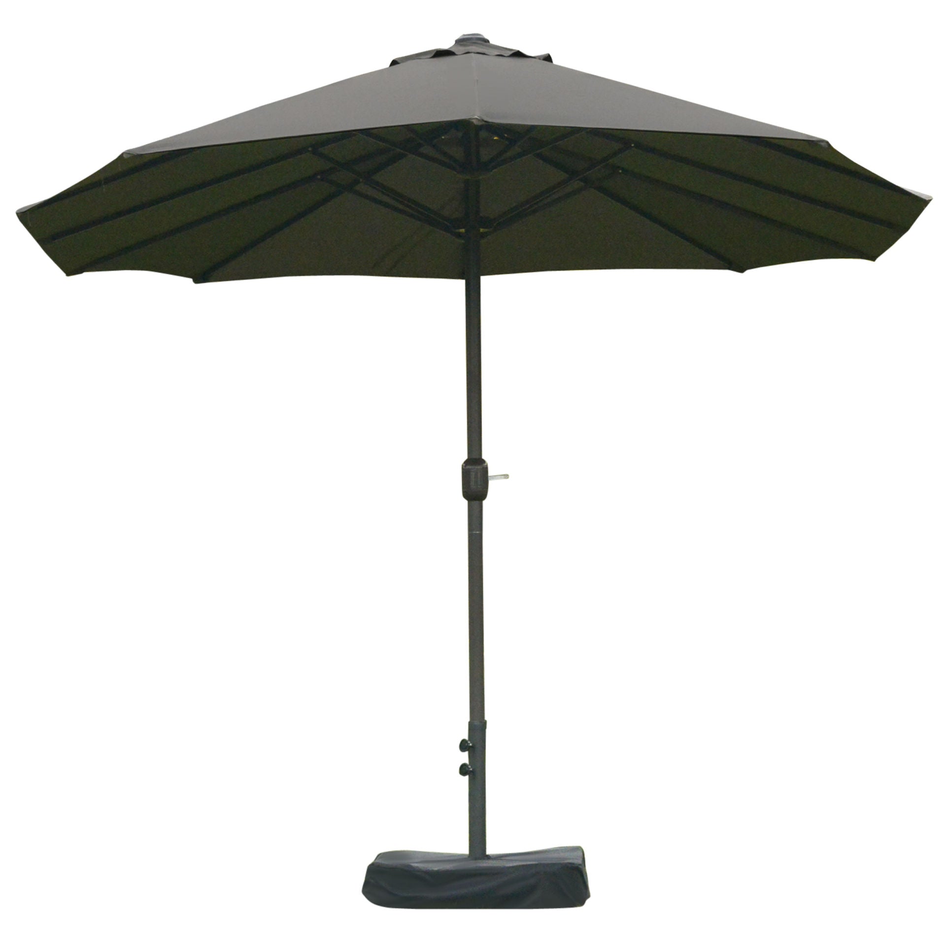 Nancy's Alba Lake Parasol - Grijs - 460 x 270 cm