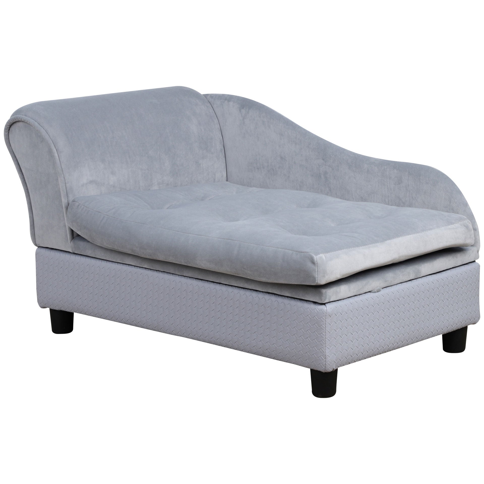 Nancy's Allouez Hondensofa met mat, hondenbed, hondenmat, hondensofa met opbergruimte