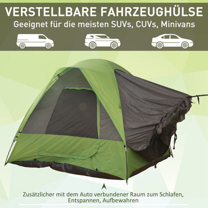 Nancy's Amherst Kampeertent - Groen - Polyester, Pe, Glasvezel - 118,11 cm x 118,11 cm x 90,55 cm