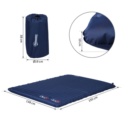 Nancy's Amulree Opblaasbaar Luchtbed, Camping Mat, Slaapmat, PVC, Polyester