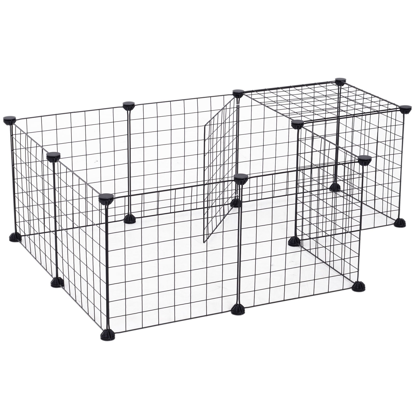 Nancy's Appleton Box Dierenkooi - Zwart - Metaal - 41,73 cm x 28,74 cm x 14,17 cm