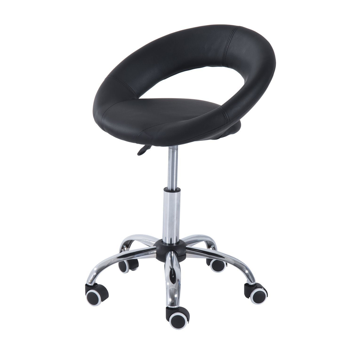 Tabouret Ardoise de Nancy - Tabouret pivotant - Hauteur réglable - Ergonomique - Noir