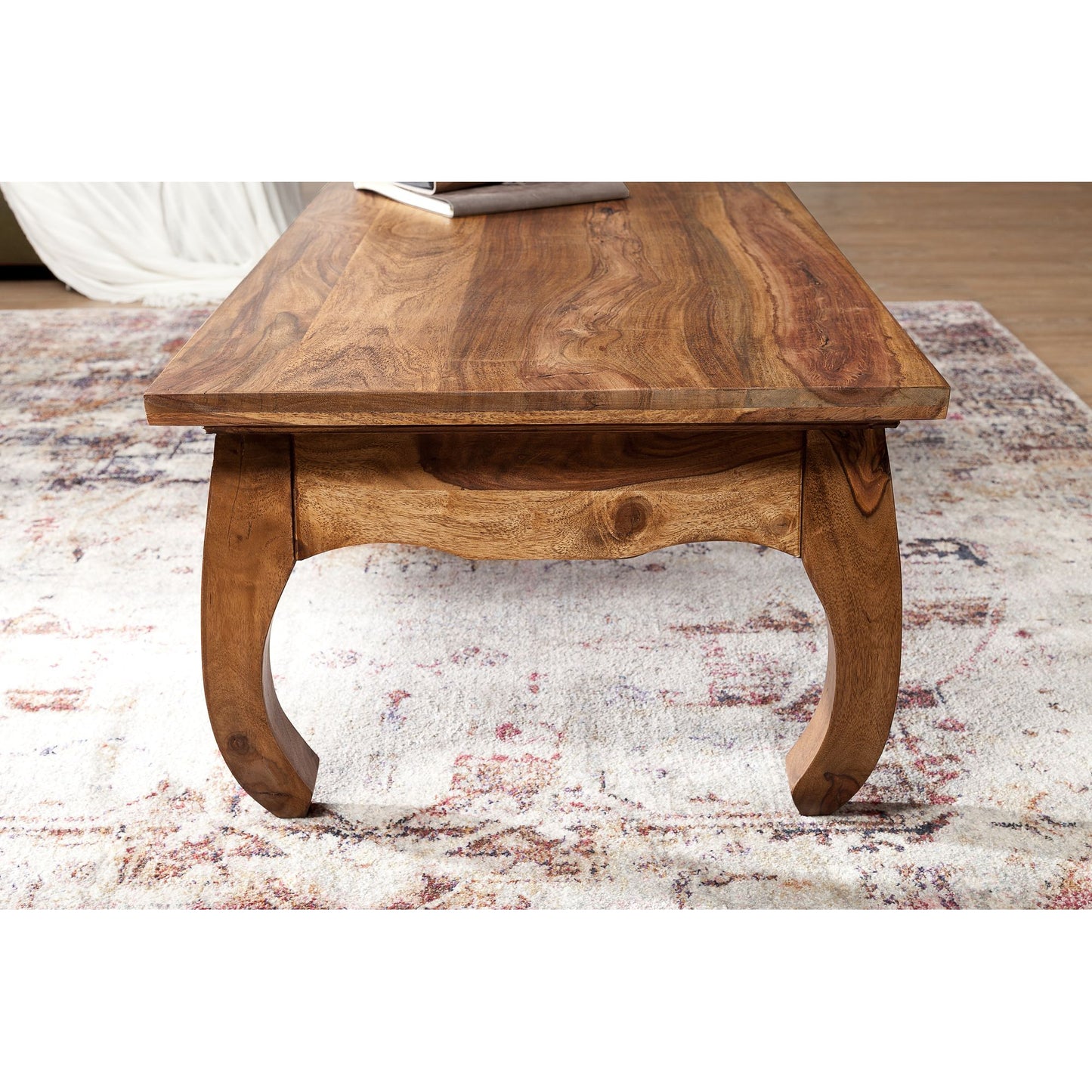 Nancy's Castine Salontafel - Koffietafel - Massief Sheesham Hout - 110 x 60 x 40 cm