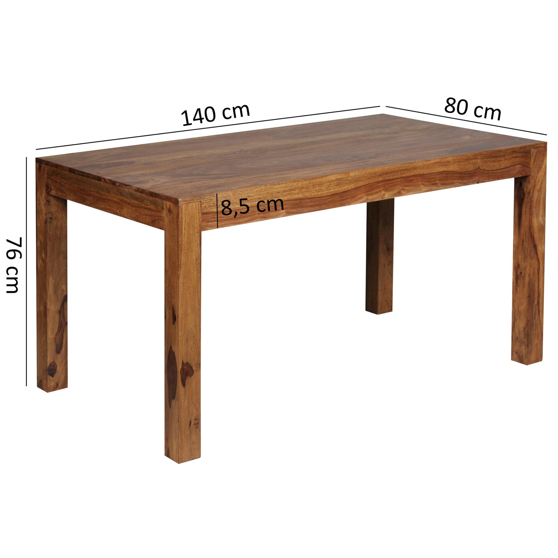 Nancy's Coriscana Eettafel - Eetkamertafel - Sheesham Hout - 140 x 80 cm