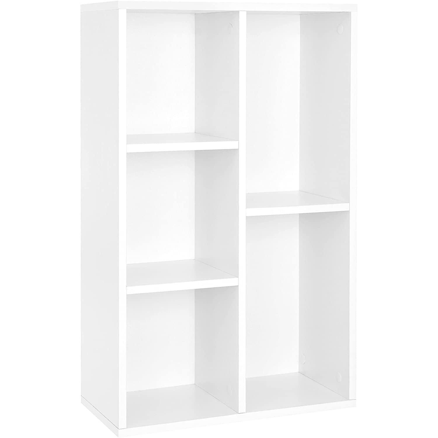 Nancy's Qurana Boekenkast Met 5 Planken - Wandkast - Vakkenkast - Wit - ± 50 x 25 x 80 cm