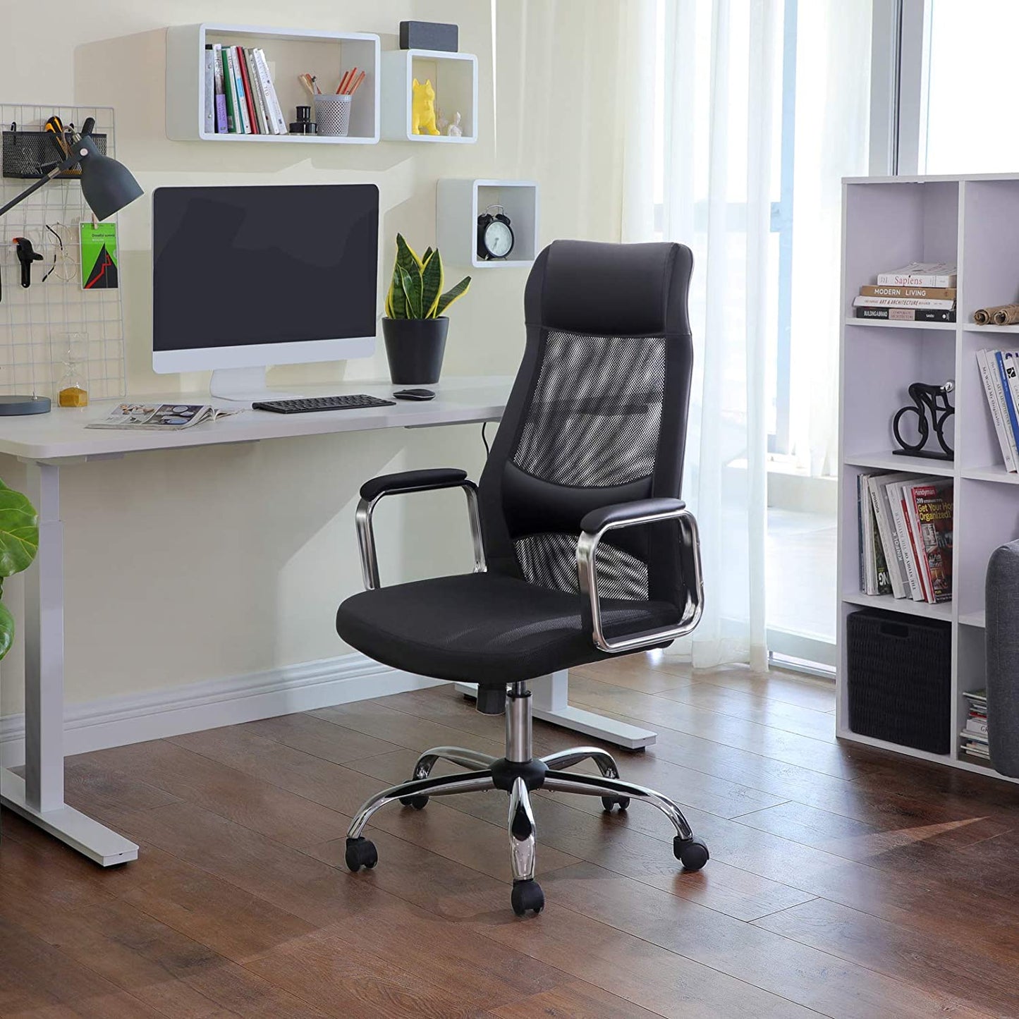 Nancy's Chelsea Office Chair - Swivel Chair - Executive Chair - Height Adjustable - Ergonomic - Black