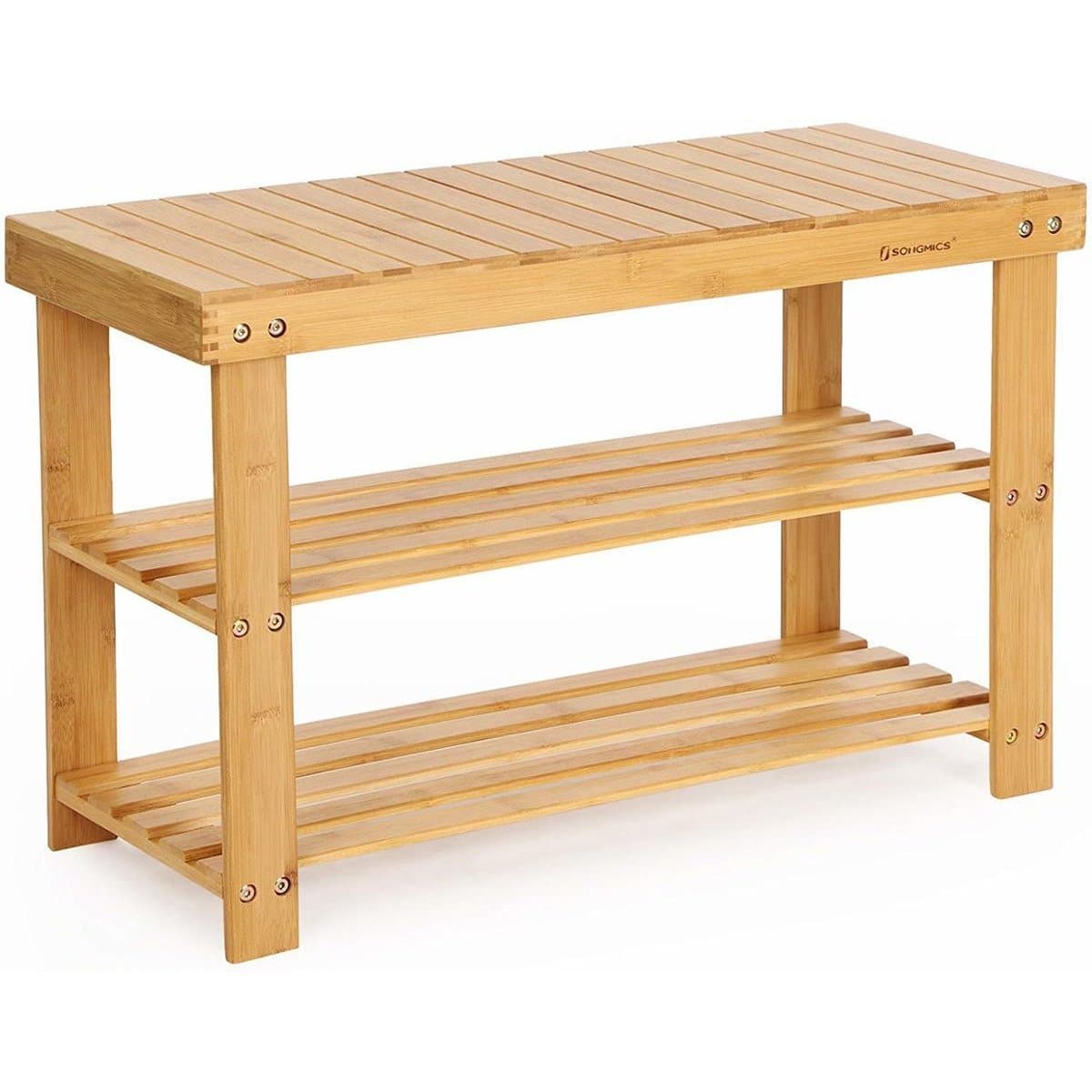 Nancy's Assuncao Shoe rack - Shoe bench - Shoe cabinet - Bamboo - ± 70 x 30 x 45 cm