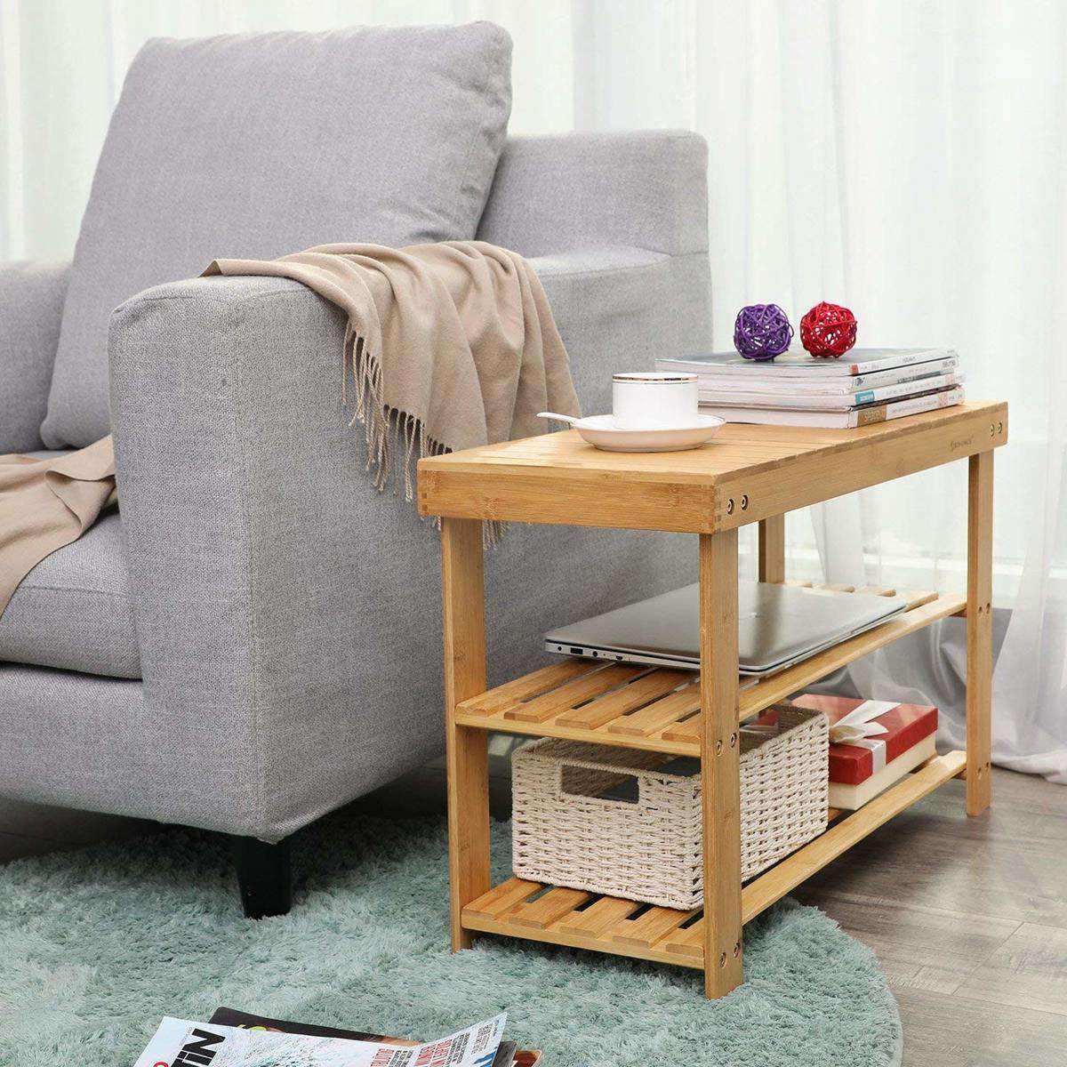 Nancy's Assuncao Shoe rack - Shoe bench - Shoe cabinet - Bamboo - ± 70 x 30 x 45 cm