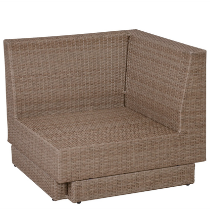 Nancy's Bixby Loungeset - Tuinset - Loungebank - 4-Delig - 5 Personen - Beige